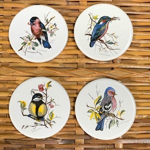Farmhouse Bird Coasters
